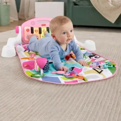 Fisher-Price Glow and Grow Kick&Play Piano Gym (Pink)