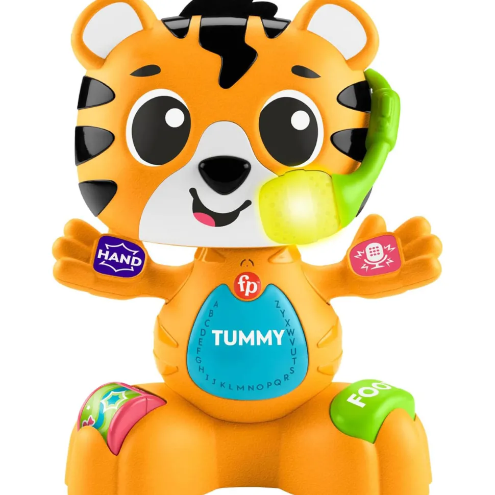 Fisher-Price Link Squad Bop&Groove Tiger Baby Learning Toy