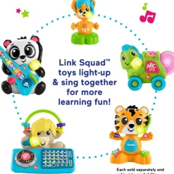 Fisher-Price Link Squad Bop&Groove Tiger Baby Learning Toy