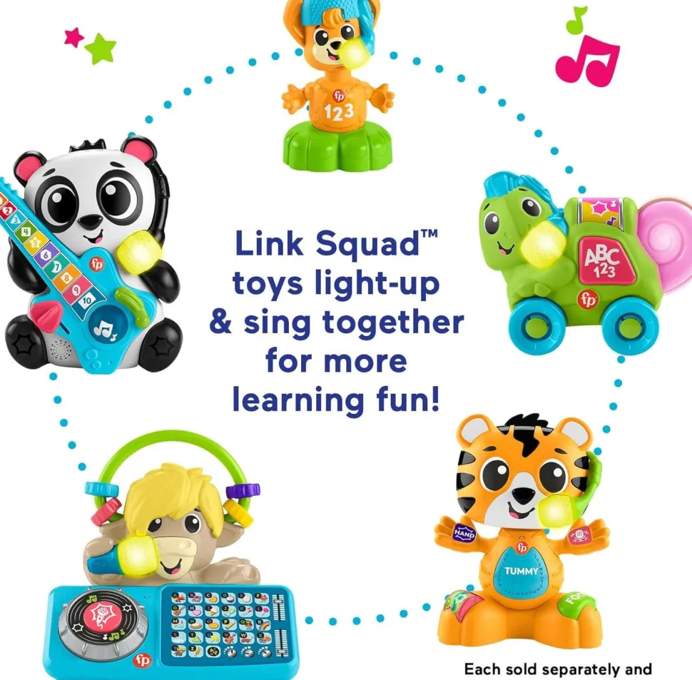 Fisher-Price Link Squad Opposites Fox Baby Learning Toy