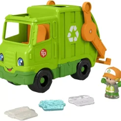 Fisher-Price Little People Recycling Truck Musical Toddler Garbage Toy