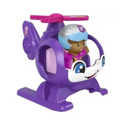 Fisher-Price Little People Barbie Helicopter Push-Along Vehicle