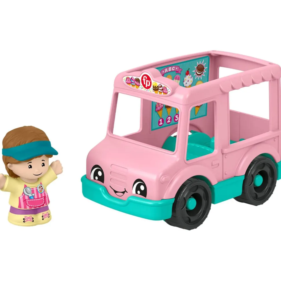 Fisher-Price Little People Ice Cream Truck Push-Along Vehicle