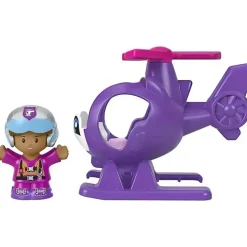 Fisher-Price Little People Barbie Helicopter Push-Along Vehicle