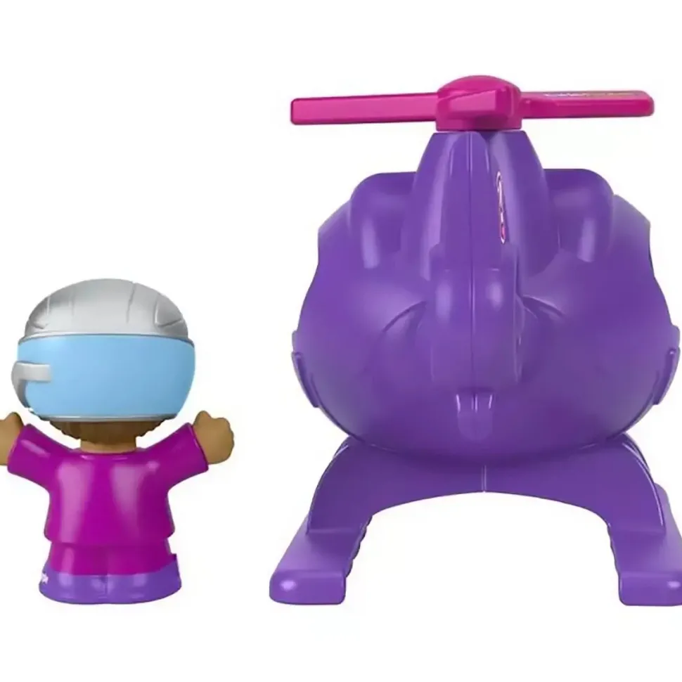 Fisher-Price Little People Barbie Helicopter Push-Along Vehicle