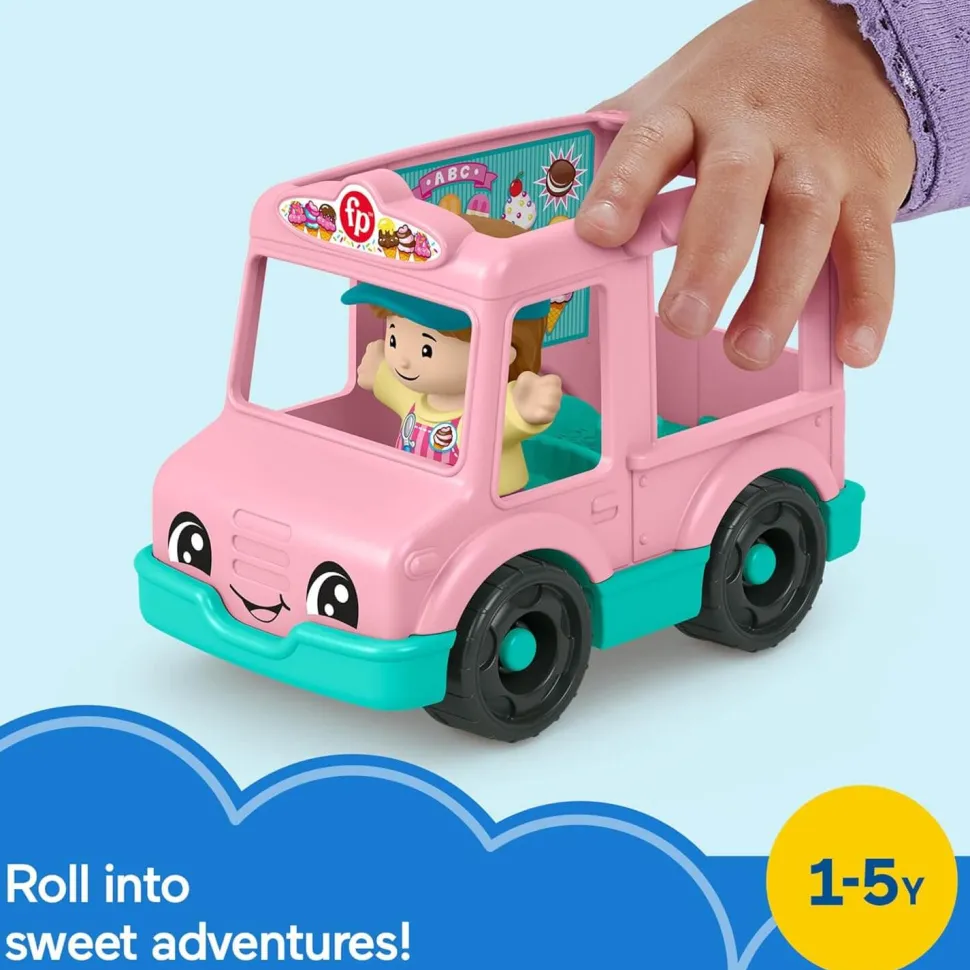 Fisher-Price Little People Ice Cream Truck Push-Along Vehicle