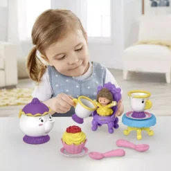 Fisher-Price Little People Disney Princess Time For Tea With Belle Pla