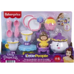 Fisher-Price Little People Disney Princess Time For Tea With Belle Pla