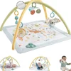 Fisher-Price Simply Senses Newborn Gym Baby Activity Mat with 6 Sensor