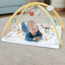 Fisher-Price Simply Senses Newborn Gym Baby Activity Mat with 6 Sensor
