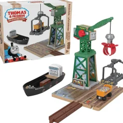 Fisher-Price Thomas&Friends Wooden Railway Brendam Docks Train Set