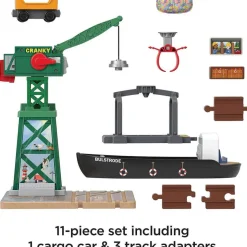 Fisher-Price Thomas&Friends Wooden Railway Brendam Docks Train Set