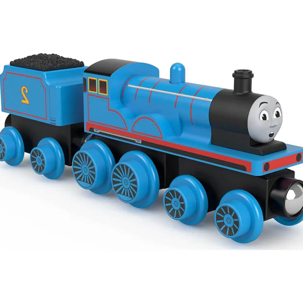 Fisher-Price Thomas&Friends Wooden Railway Edward Engine and Coal-Car