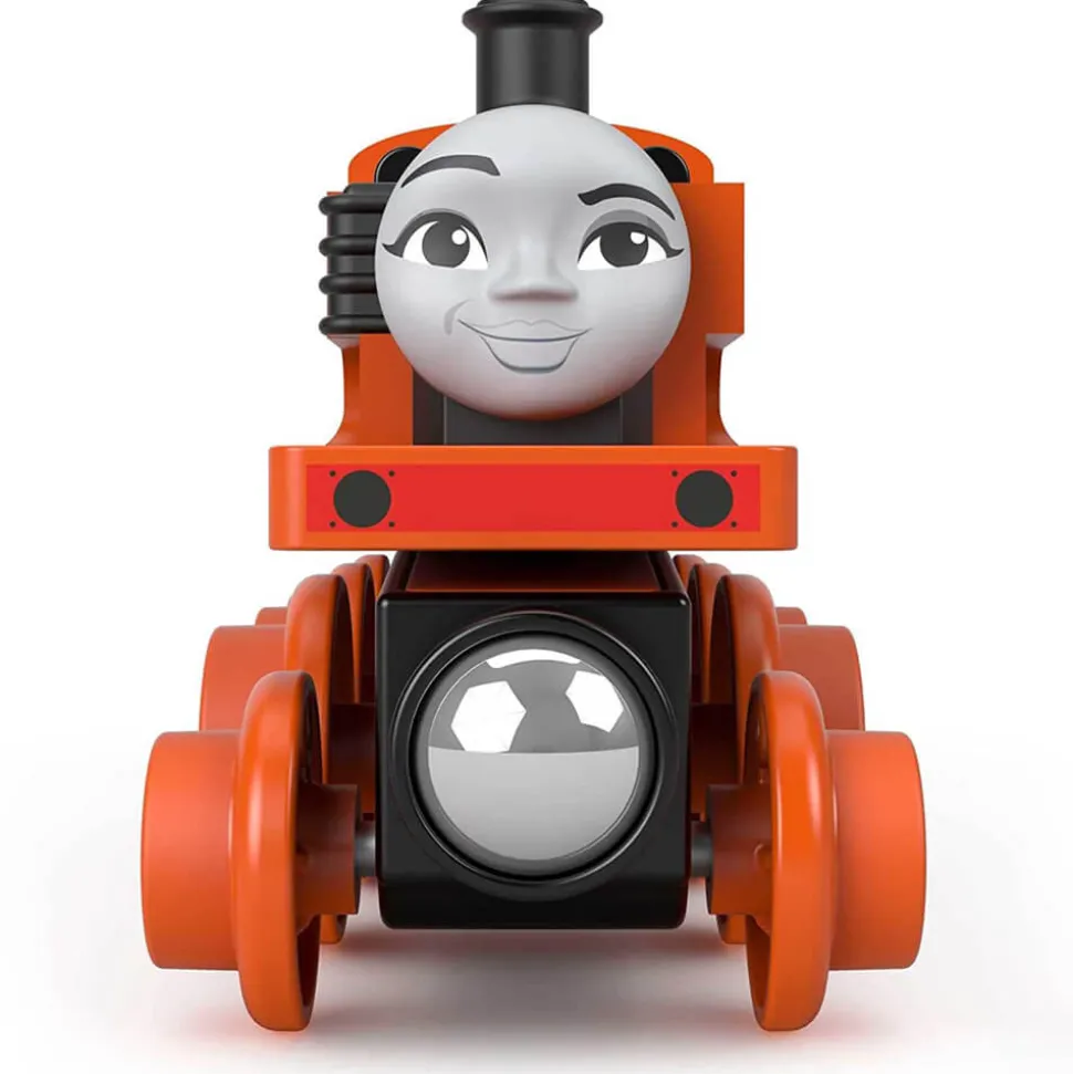 Fisher-Price Thomas&Friends Wooden Railway Nia Engine and Cargo Car
