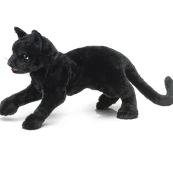 Folkmanis Black Cat Hand Puppet