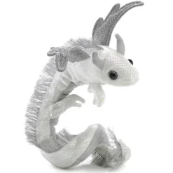 Folkmanis Pearl Dragon Wristlet Finger Puppet