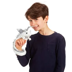 Folkmanis Pearl Dragon Wristlet Finger Puppet