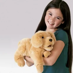 Folkmanis Retriever Puppy Golden Hand Puppet