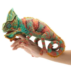 Folkmanis Small Chameleon Finger Puppet