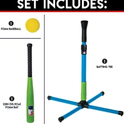 Franklin Future Champs MLB Foam Youth XT Batting Tee Set