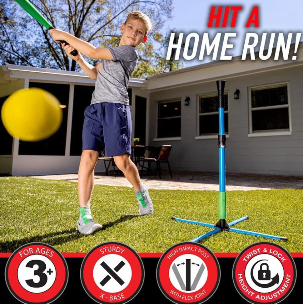 Franklin Future Champs MLB Foam Youth XT Batting Tee Set