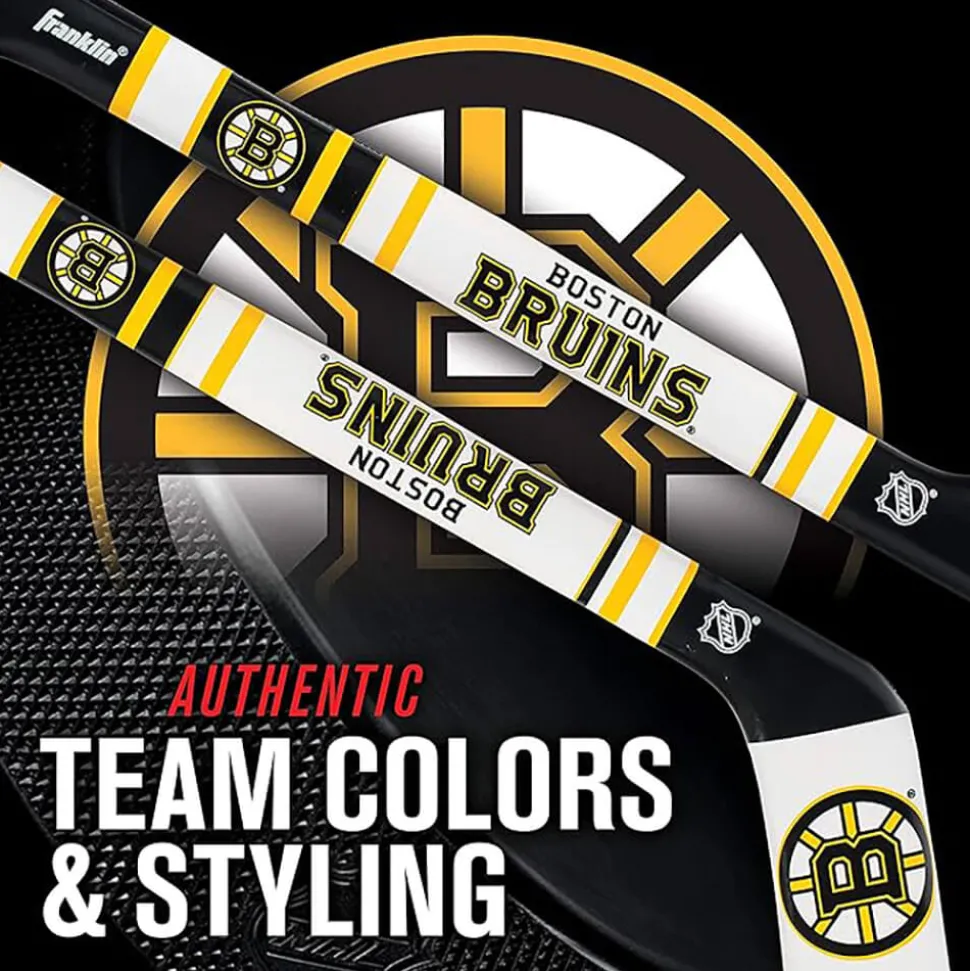 Franklin NFL Boston Bruins Soft Sport Hockey Stick and Ball Set
