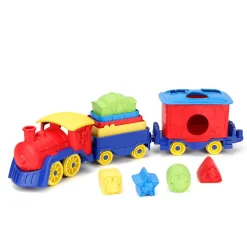 Green Toys Disney Mickey Mouse&Friends Stack&Sort Train Set