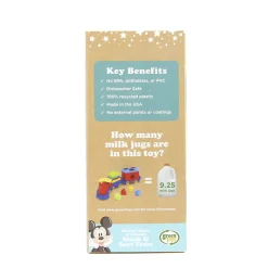 Green Toys Disney Mickey Mouse&Friends Stack&Sort Train Set