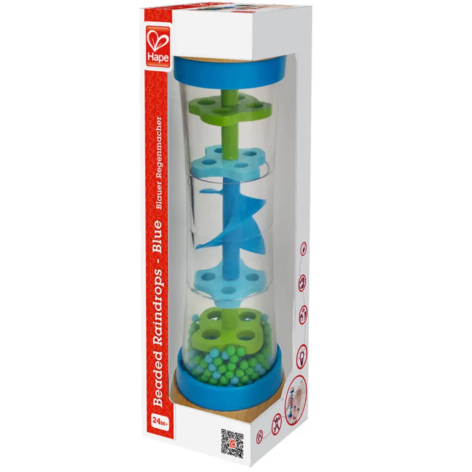 Hape Beaded Raindrops Blue Musical Toy