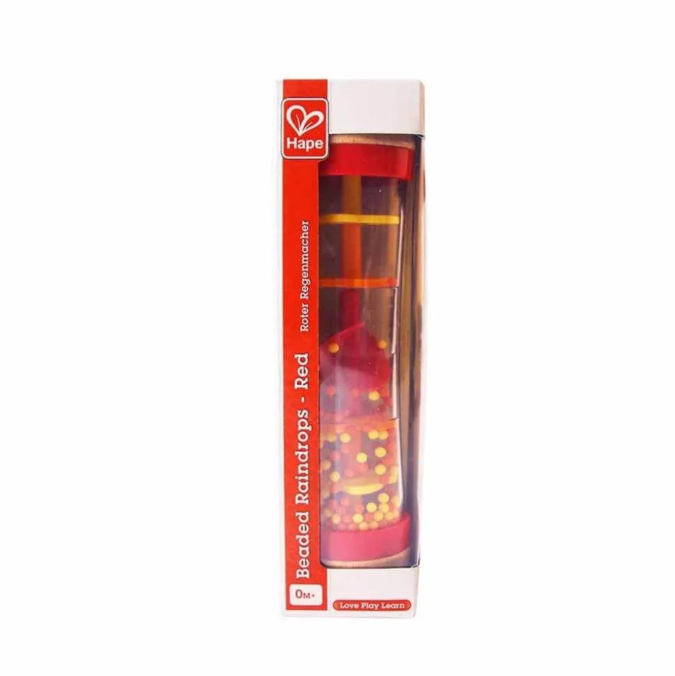 Hape Beaded Raindrops Red Musical Toy