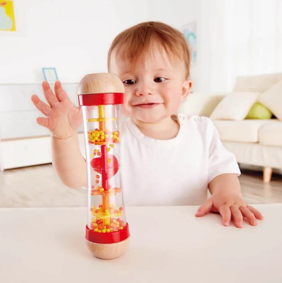 Hape Beaded Raindrops Red Musical Toy