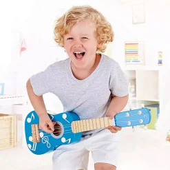 Hape Blue Ukulele Musical Development Toy