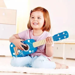 Hape Blue Ukulele Musical Development Toy