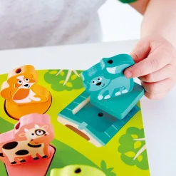 Hape Farmyard Sound Puzzle with 6 Pieces
