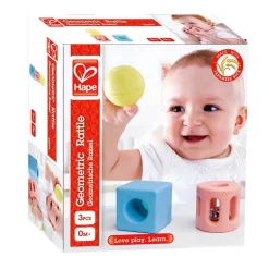 Hape Geometric Rattle Baby Toy Set