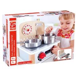Hape 2-in-1 Kitchen&Grill Set