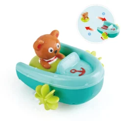 Hape Tubing Pull-Back Boat Bath Toy