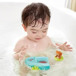 Hape Tubing Pull-Back Boat Bath Toy