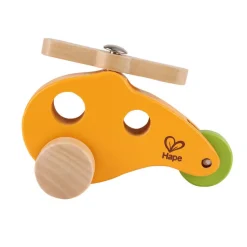 Hape Yellow Wooden Little Copter Toy