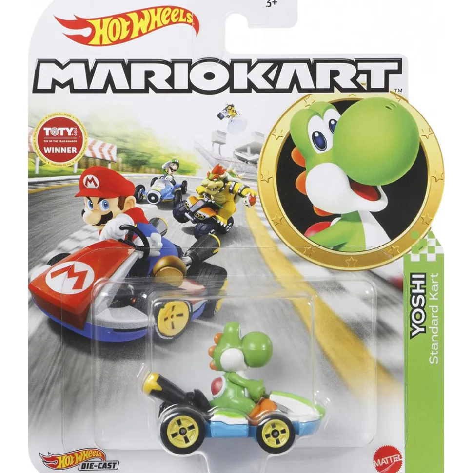 Hot Wheel Mario Kart Yoshi Standard Kart