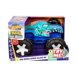 Hot Wheels Monster Trucks Power Smashers Mega-Wrex Alive RC Truck