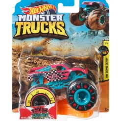 Hot Wheels Monster Trucks 1:64 Scale Collectible Die-Cast (Styles May Vary)