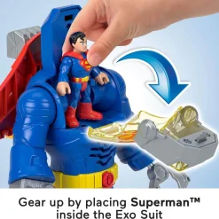 Imaginext DC Super Friends Superman Insider&Exo Suit Robot