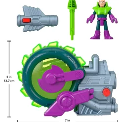 Imaginext DC Super Friends Lex Luthor Spinning Saw Vehicle&Figure Se