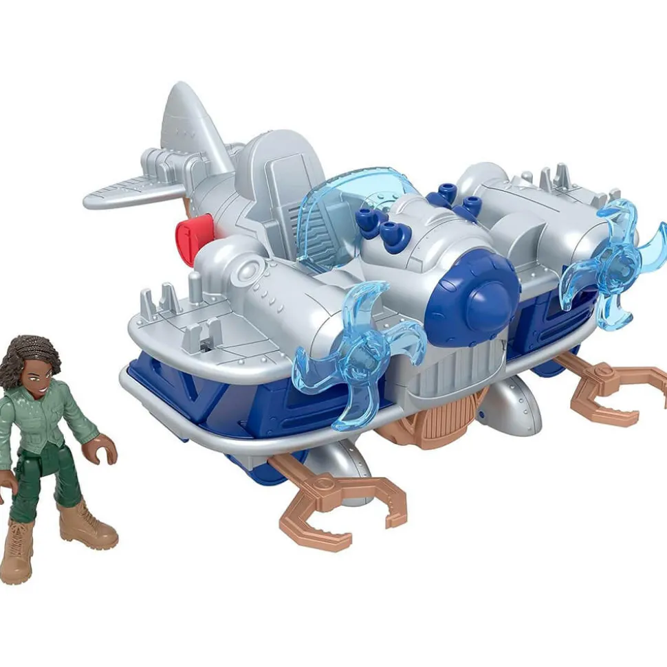 Imaginext Jurassic World Air Tracker Kayla&Plane Playset
