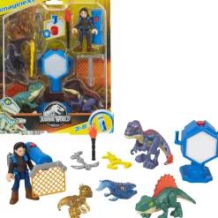 Imaginext Jurassic World Evo-Scanner Multi-Pack Light-Up Dinosaur Play