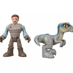 Imaginext Jurassic World Owen&Blue Figure Set