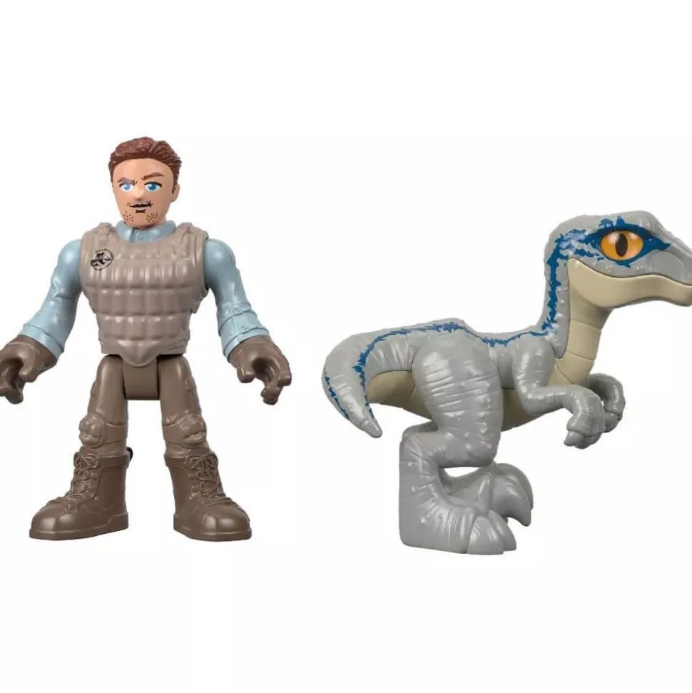 Imaginext Jurassic World Owen&Blue Figure Set