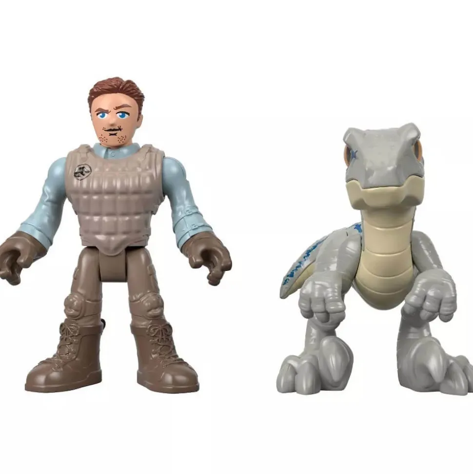 Imaginext Jurassic World Owen&Blue Figure Set