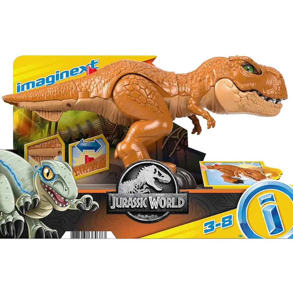 Imaginext Jurassic World Thrashin' Action T.Rex Dinosaur Figure